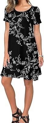 61ue5-MWSDL._AC_SY445_.jpg Women's Summer T-Shirt Dress with Pockets