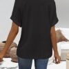 T-Shirts Short Sleeve V-Neck Tees