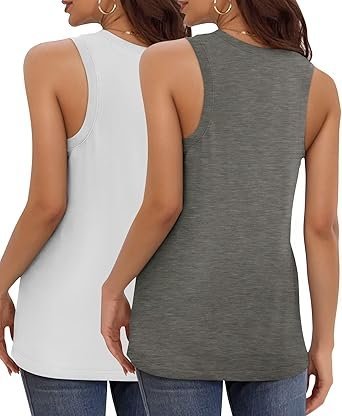 KKJ 2 Pack Womens Tank Tops