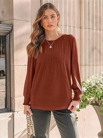7199-o0BWIL._AC_SY445_.jpg AUTOMET Long Sleeve Pleated Blouses