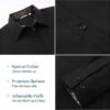 WARHORSEE Womens Cotton Button Down Dress Shirt Long Sleeve Easy Care Dressy Work Tops Business Casual Blouses for Women