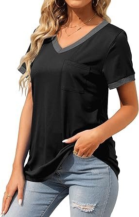 71gL90BAcgL._AC_SY445_.jpg Geifa Women's Casual T-Shirts