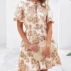 BTFBM Women Summer Floral Short Dress