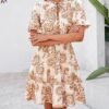 BTFBM Women Summer Floral Short Dress