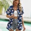 81e3JgJld9L._AC_SX342_.jpg LOMON Women's Summer Hawaiian Shirts Floral Short Sleeve Button Down Shirts Hawaii Tropical Beach Tops Outfits