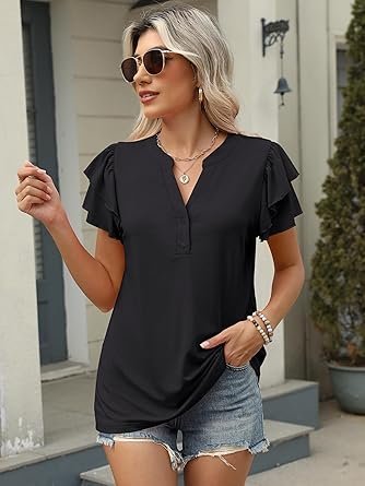 81gHva8hhLL._AC_SY445_.jpg ANRABESS Women's Ruffle Blouse