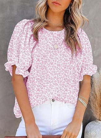 Dokotoo Women's Floral Blouse