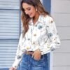 81xMInjkR8L._AC_SX342_.jpg Zeagoo Women's Floral Button Down Shirts